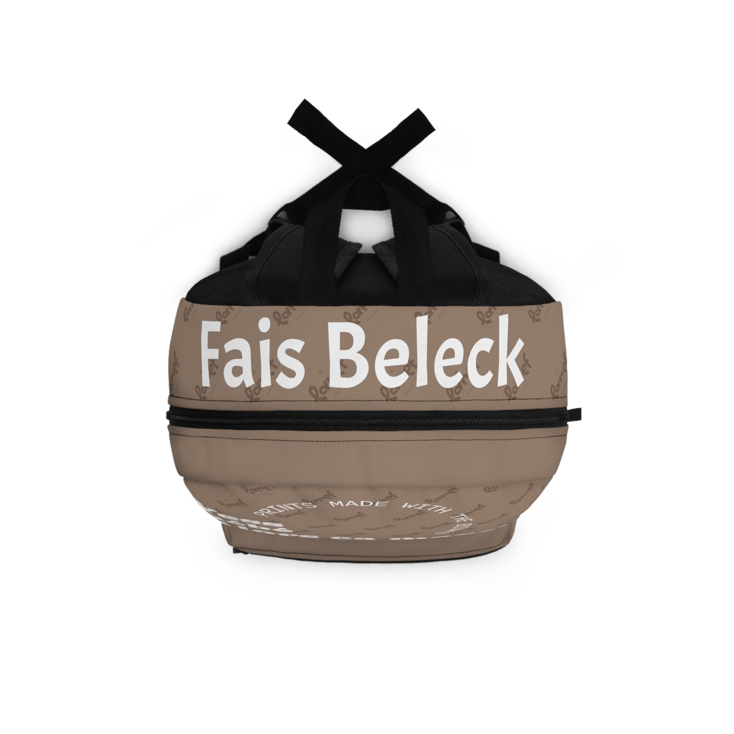 Sac à dos humoristique "Yes bébé alors ça marche ?" reprenant les plus grande référence de france